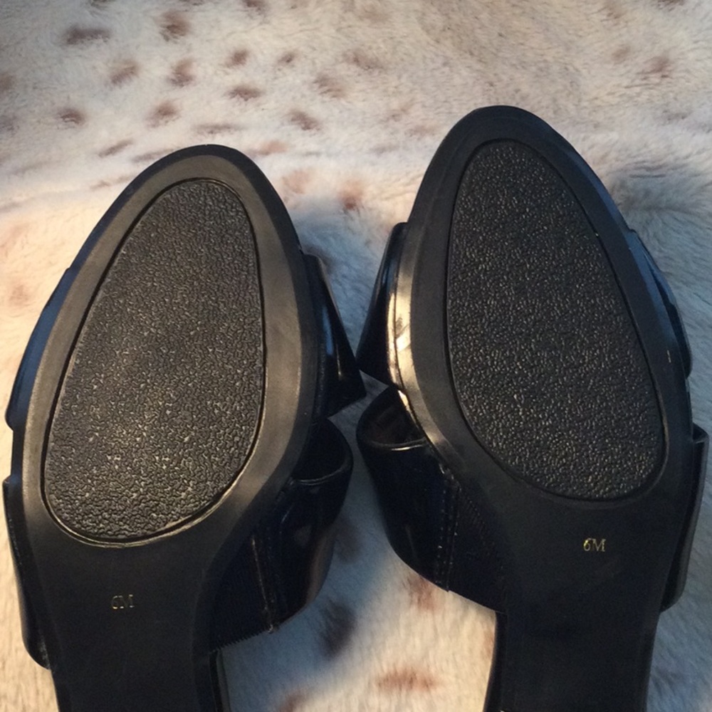 Oui Jew Uue Black Sandals - Picture 7 of 10